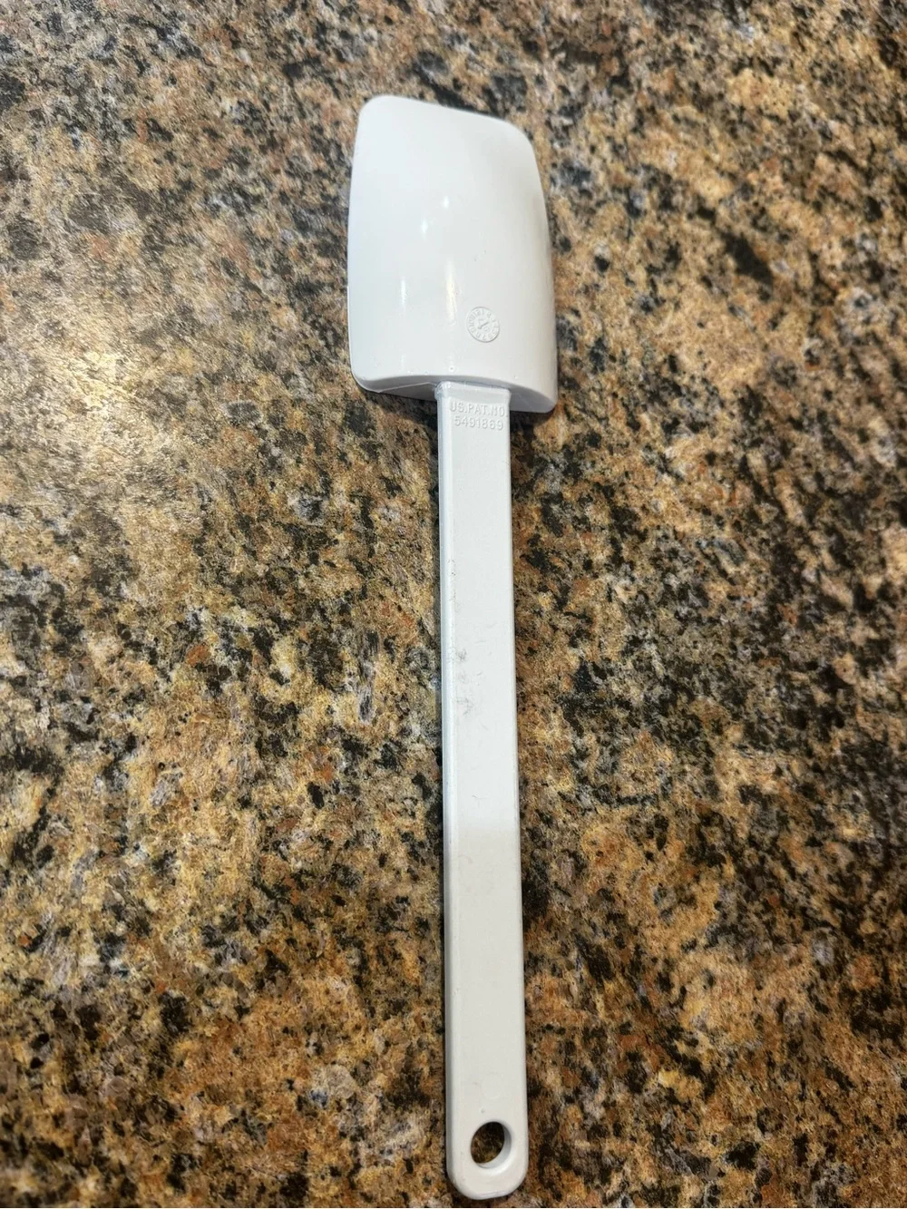 Pampered Chef Mix N Scraper White Silicone Spatula Kitchen Tool Made in USA